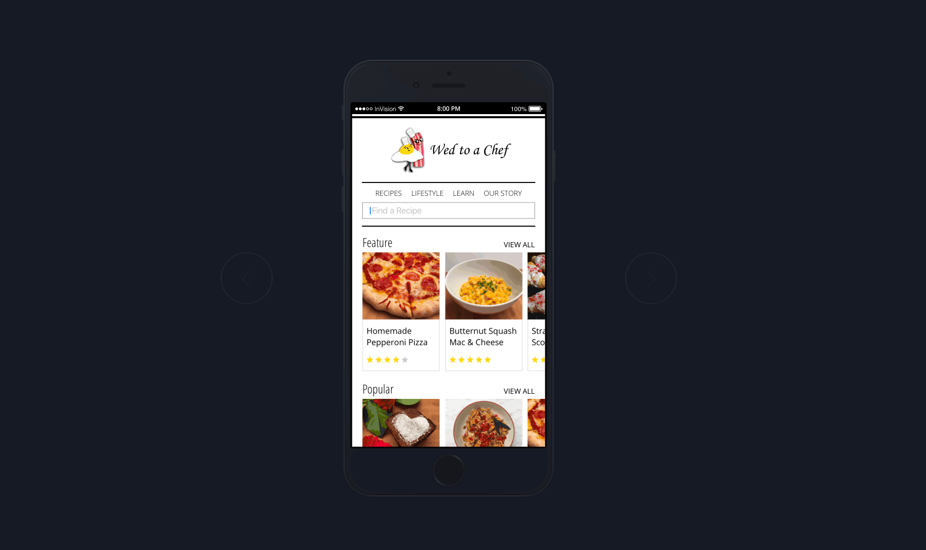 Invision Prototype